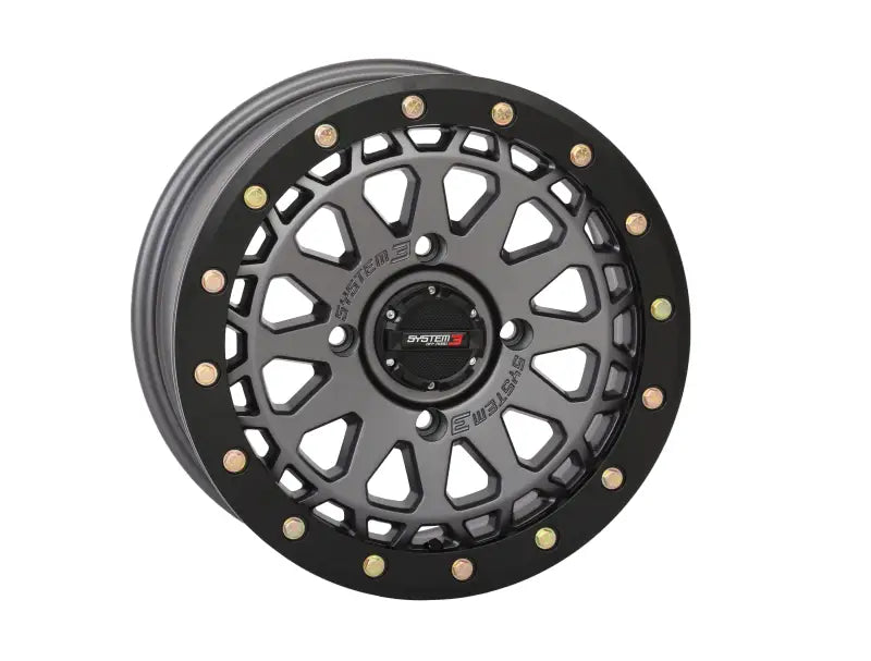 15S3-6637 Sb6 Bl Wheel 15x7 5 + 2 ( + 38mm) 4/137 Matte Gunmetal Grey - SB6 Wheels