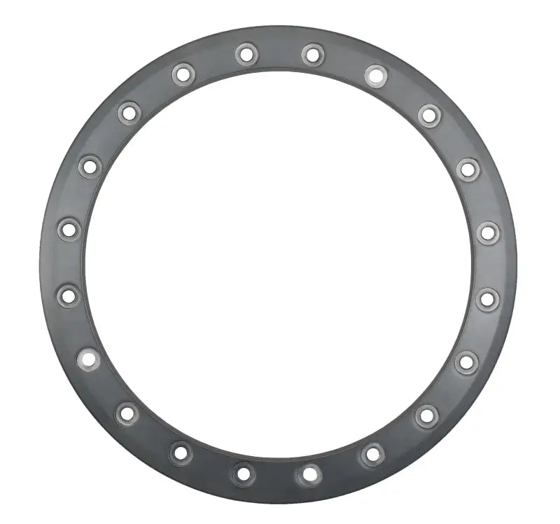15S3RING-520 System 3 Sb8-Sb9 15 Inch Beadlock Ring 10Mm 20-Hole Gloss Brushed Gry - RV and Auto Parts