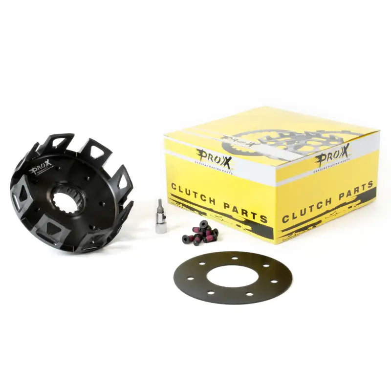 Black metal clutch basket with bolts and pressure plate for RV parts & accessories