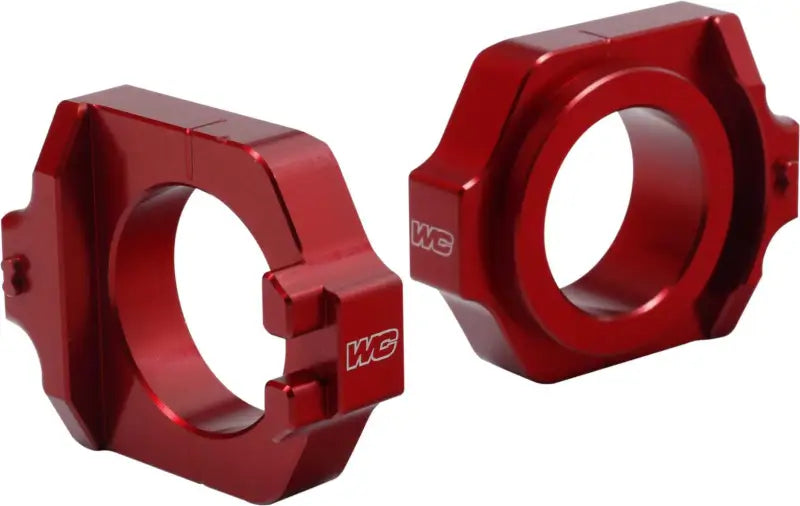 WORKS 17-225 Axle Blocks Elite Hon Red