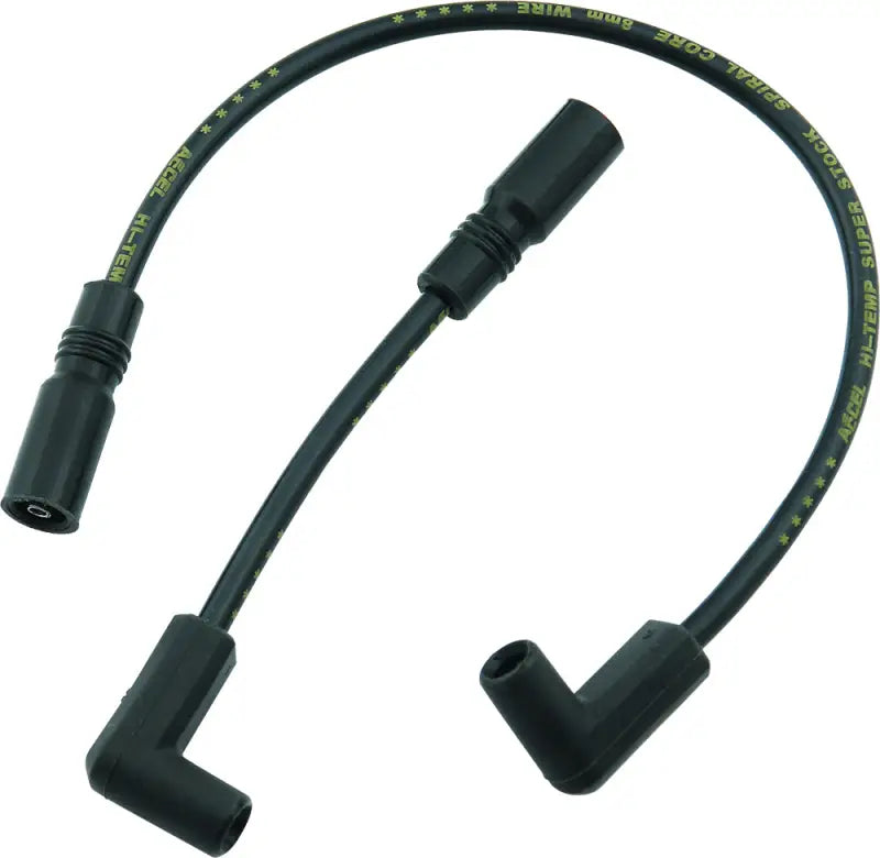 171097-K Spiral Core Wire Set 8.0mm Black - S/S