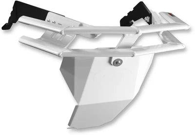 182-120-WHITE Straightline Rugged Bottom Wing White Pol - Body