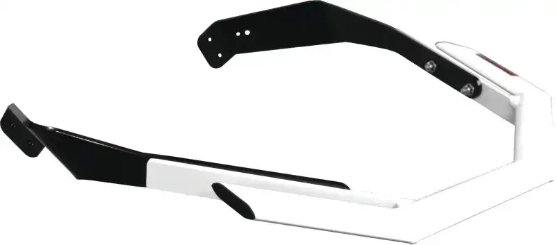 Black and white motorcycle crash guards for 183-227-white Wht Frt Bump Gen4 Sport Series S/M