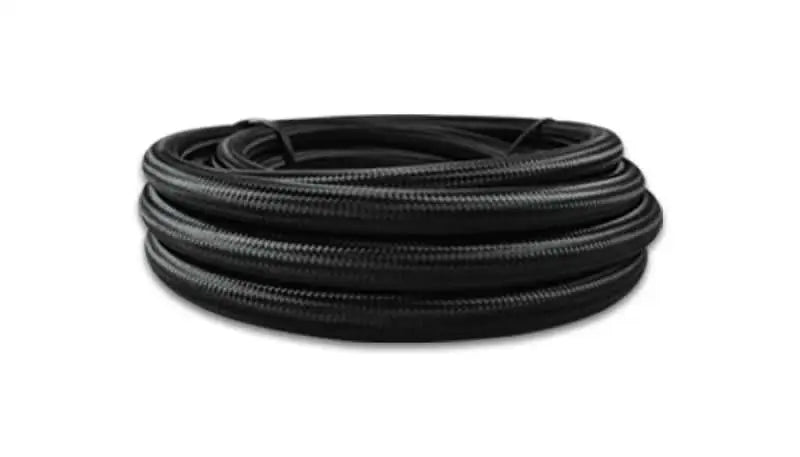 Vibrant 18963 Vibrant -4 AN Black Nylon Braided Flex Hose w/ PTFE Liner (10FT roll)