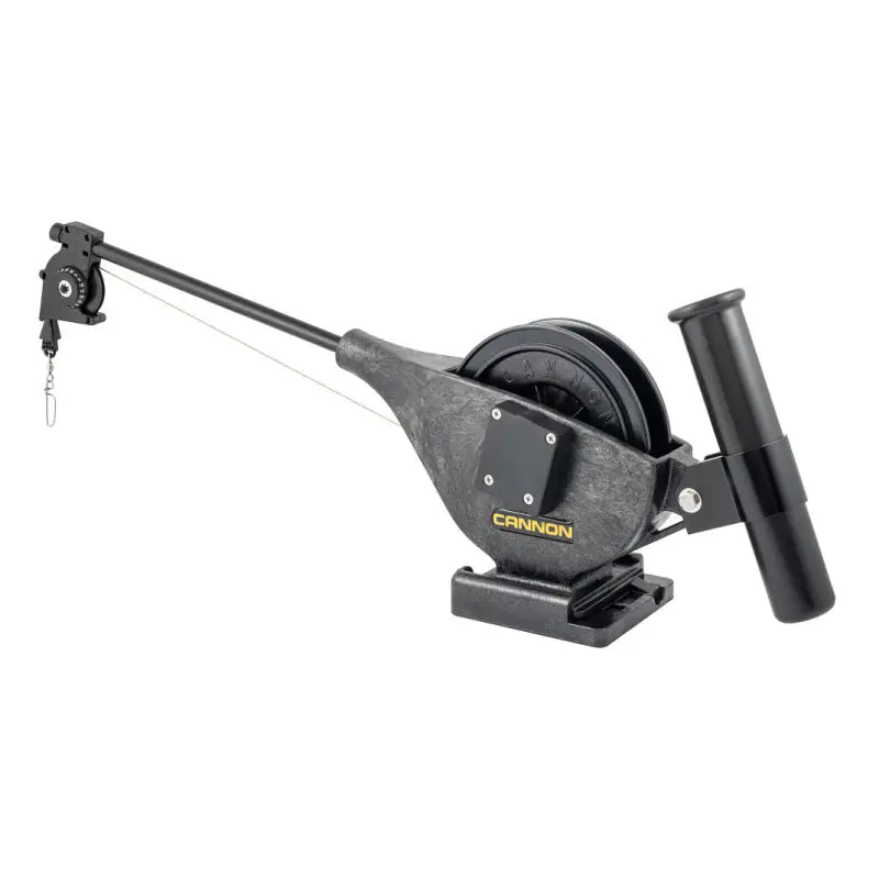 1901250 Cannon Downrigger Lake-Troll Manual 18' for fishing, featuring manual operation, 18' boom length, durable construction, and ease of use. Ideal for RV, automotive, powersports, off-road, marine, exterior, truck accessories, interior, truck bed, and RV parts. Marine,AVADA - Best Sellers,Marine Maintenance
