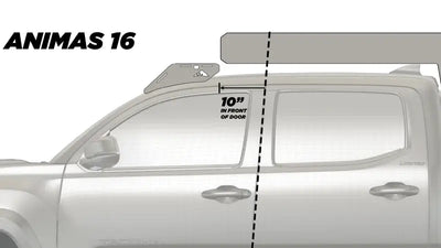 Sherpa Equip Truck Roof Rack System for Tacoma Camper ideal for outdoor adventures