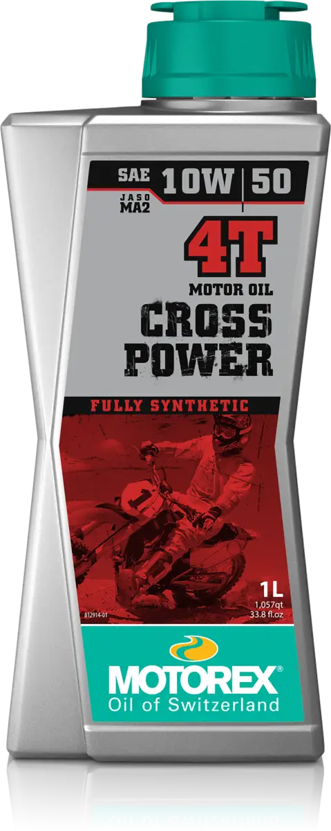 MOTOREX Cross Power 4t 10w50 1lt 10/Case