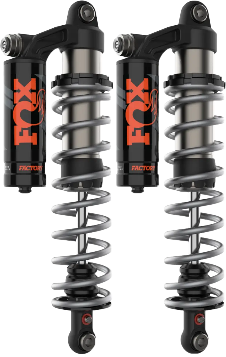 Black and silver coil-over shock absorbers for truck parts and accessories on 2.0 Podium Rc2 Front Pol 2 Seat