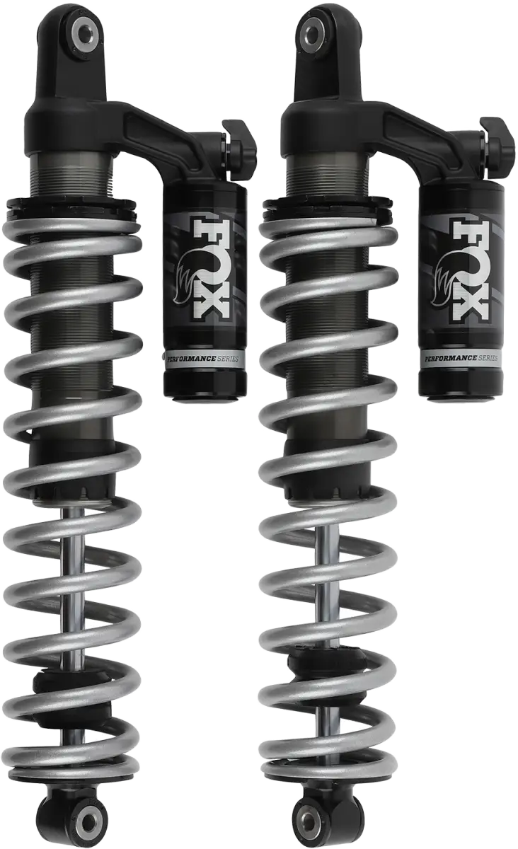 Black and silver coilover shocks for Powersports or RV parts & accessories, truck parts