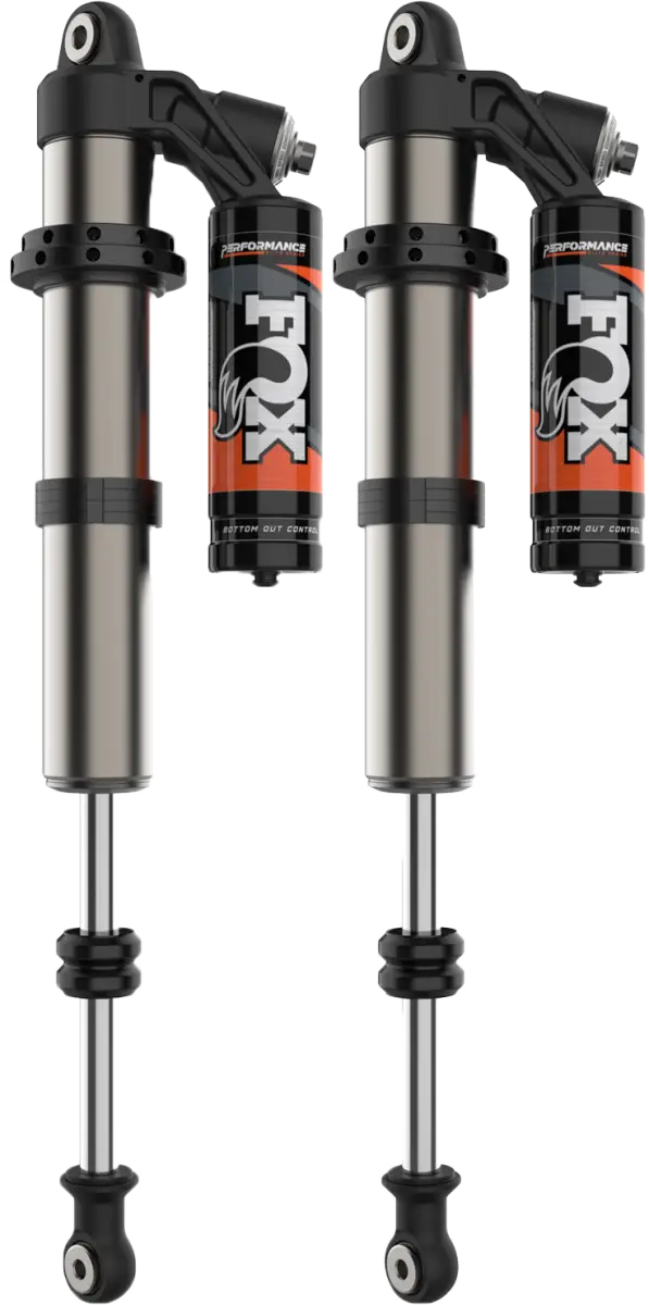 Two performance off-road shock absorbers with dual-speed compression for RV parts & accessories