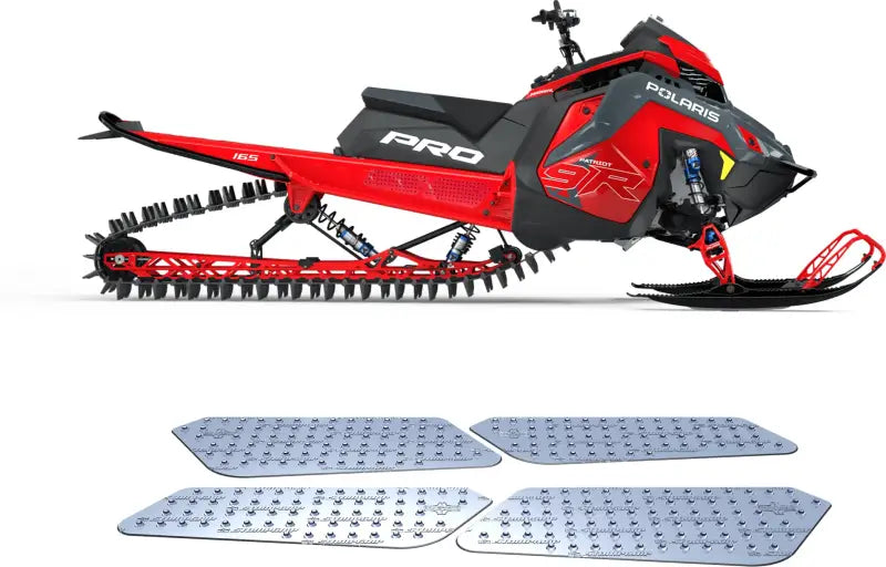 20-12-0001C Stompgrip Tunnel Kit S/M Clear Super Volcano - Traction Panel