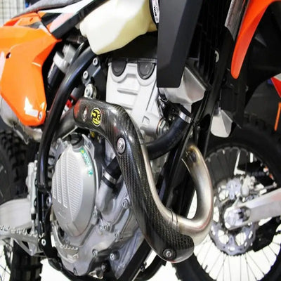 201055 P3 Heat Shield Carbon Fiber - Exhaust