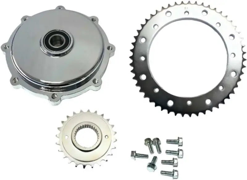 HARDDRIVE 201407 Cush Drive Chain Conv Kit Chrome `09 16 Flh/Flt