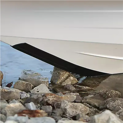 20206 Keelguard Bow Protector Black 6’ - Hull And Keel