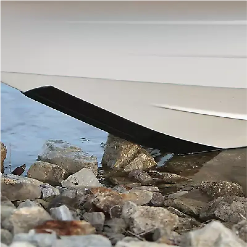 20206 Keelguard Bow Protector Black 6’ - Hull And Keel