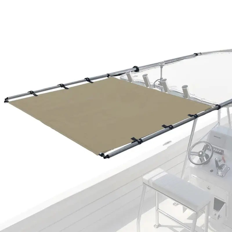 2021026264 Taylor Made Ptx Power Shade Ss 69 Inch Wide Tan - Boat T-Top Extension