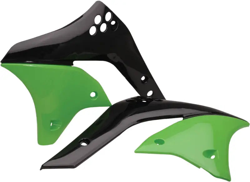 2043740215 Radiator Shrouds Black/Green - Shroud