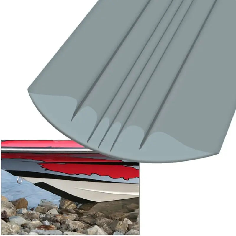 20508 Keelguard Megaware Keelguard 8' Gray - durable keel protection, easy installation, superior abrasion and impact defense.