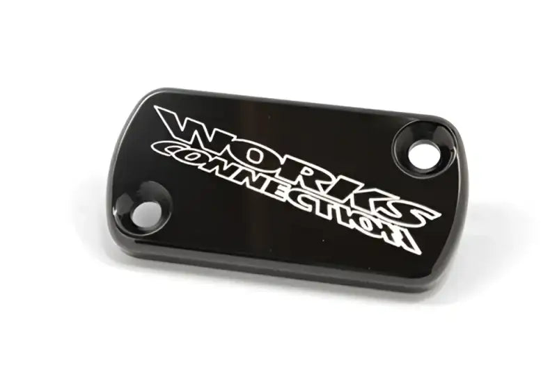 21-105 Works Billet Front Brake Cover Blk Hon - RV and Auto Parts