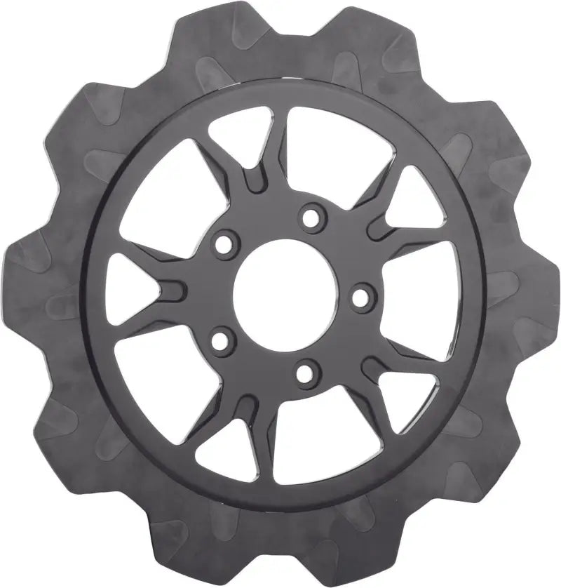 2102-1158 Lyndall Brakes B-52 Fr 11.5 Rotor Blk/Black Crown Cut - RV and Auto Parts