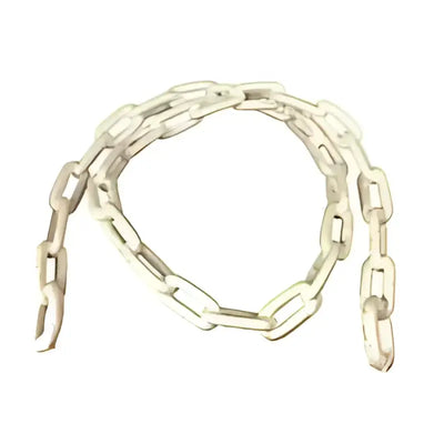 2116-W Greenfield Vnyl Ctd Chain 5/16X5 White - Boat Anchor Rode