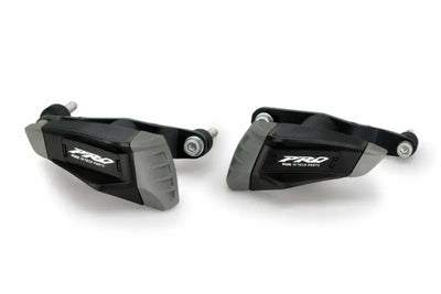 Motorcycle handguards on 21326N Frame Sliders Pro 2.0 Yam for protection