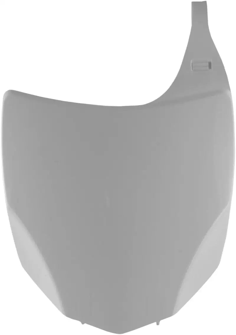 Gray plastic motorcycle front number plate for 2141750002 Front Number Plate White