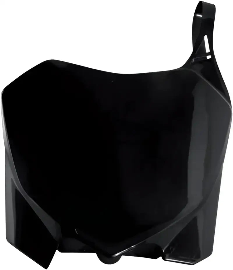 Black plastic motorcycle number plate for 2141850001 Front Number Plate Black