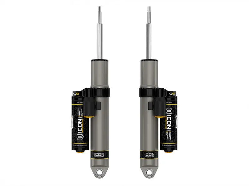 Gray and black shock absorbers for 217705EP Icon rear suspension on Ram 2500