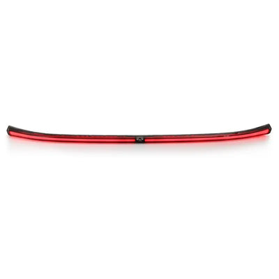Tail Light Assembly LED; Smoked Lens; Chrome Polypropylene Housing; Red Light; DOT/ SAE Approved; Single; Trunk Mounted - NTP