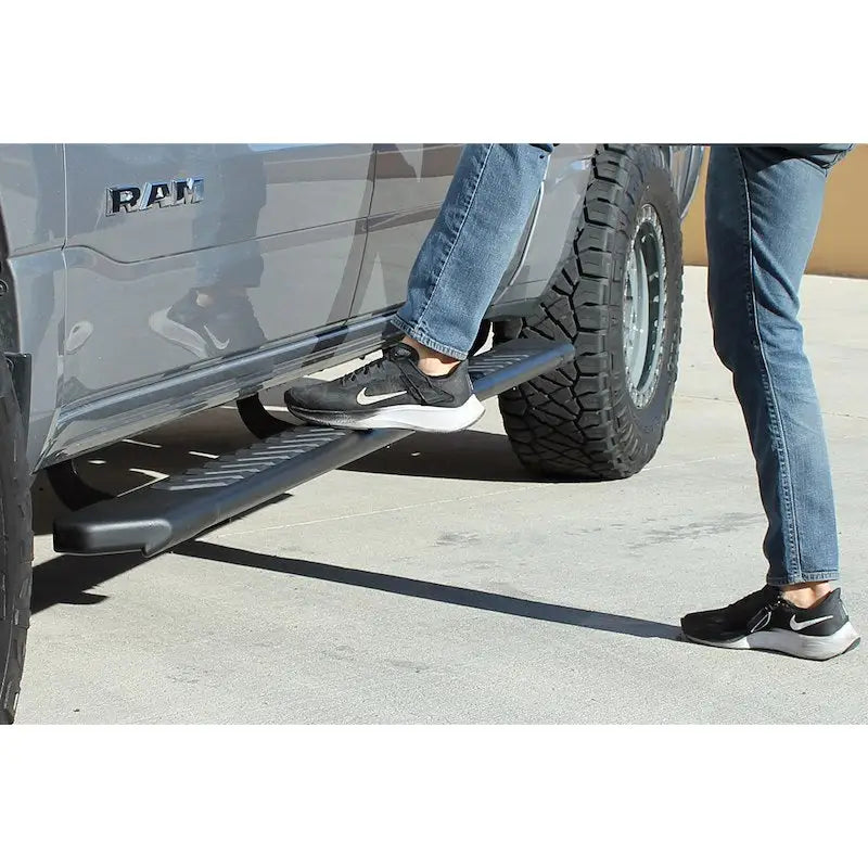 Black 2201-0185BT Raptor side step bar for Chevy Silverado GMC Sierra 07-18