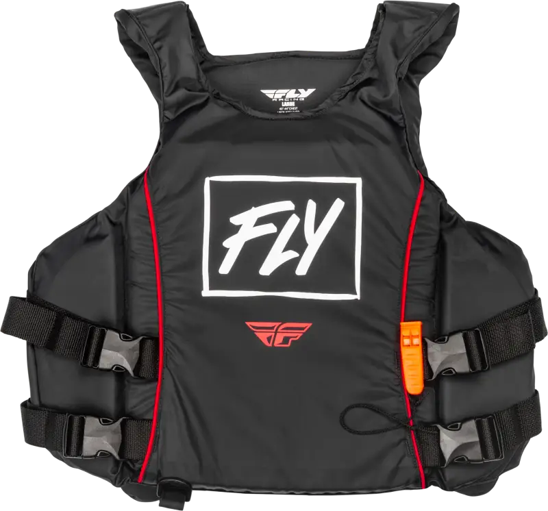 221-30300S Pullover Flotation Vest Black/White/Red Sm - Nylon Floatation