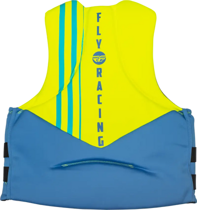 221-304013X Neoprene Flotation Vest Blue/Hi Vis/Teal 3x - Floatation