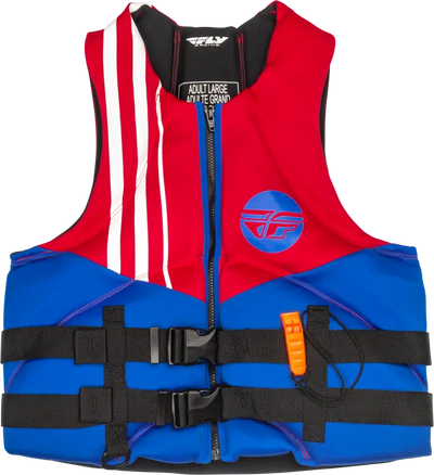 221-304022X Neoprene Flotation Vest Red/White/Blue 2x - Floatation
