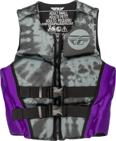 221-30420XS Wmn’s Neoprene Flotation Vest Purple/Grey/Black Xs - Women’s Floatation