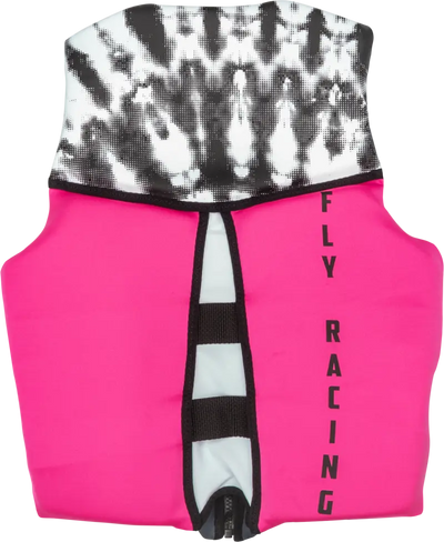 221-30422M Wmn’s Neoprene Flotation Vest Neon Pink/White/Black Md - Women’s Floatation