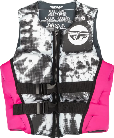 221-30422M Wmn’s Neoprene Flotation Vest Neon Pink/White/Black Md - Women’s Floatation
