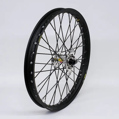 23-1102212 Pro-Wheel Wheel Front 1.60X21 Black Hub Blk Rim/Sil Spoke/Blk Nipple - Wheels