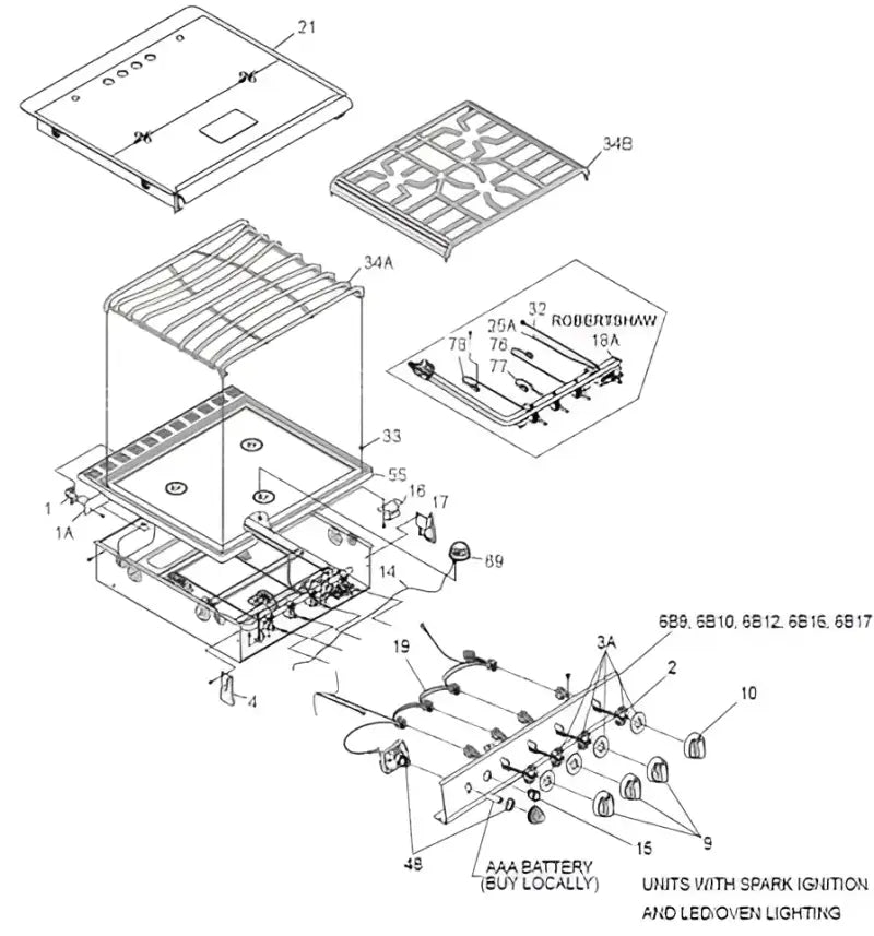233419 Suburban Mfg Board Led Blue Ligh - Ignition Control Circuit