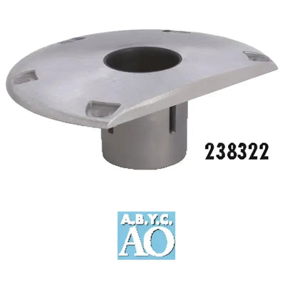 238322-1 Attwood Marine Socket Base D-Shape