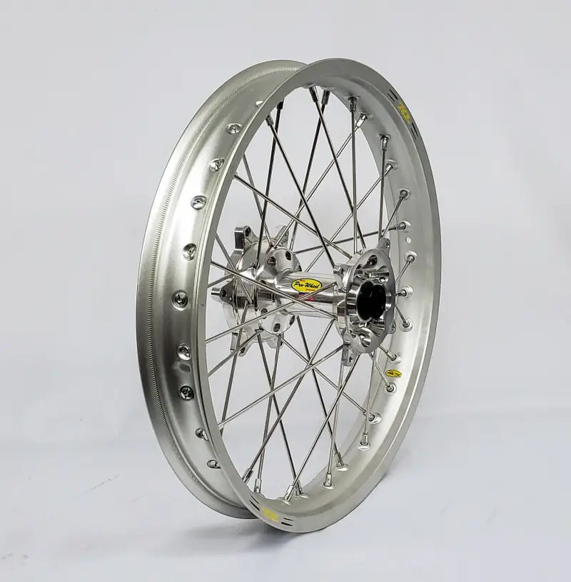 24-1101111 Pro-Wheel Wheel Rear 1.85X19 Silver Hub Sil Rim/Sil Spoke/Sil Nipple - RV and Auto Parts