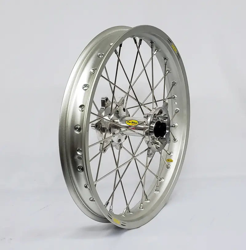 24-1101141 Pro-Wheel Wheel Rear 1.85X19 Silver Hub Sil Rim/Gld Spoke/Sil Nipple - Wheels