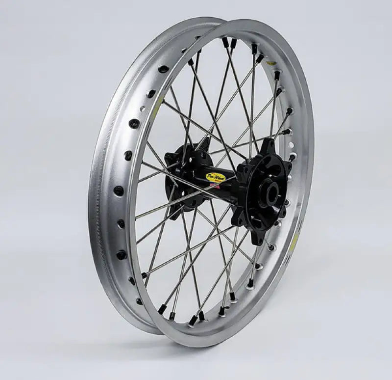 24-1102214 Pro-Wheel Wheel Rear 1.85X19 Black Hub Blk Rim/Sil Spoke/Gld Nipple - Wheels