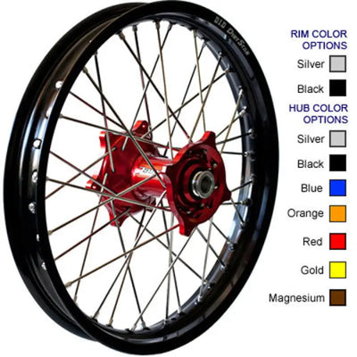 24-1201112 Pro-Wheel Wheel Rear 2.15X19 Silver Hub Sil Rim/Sil Spoke/Blk Nipple - Wheels