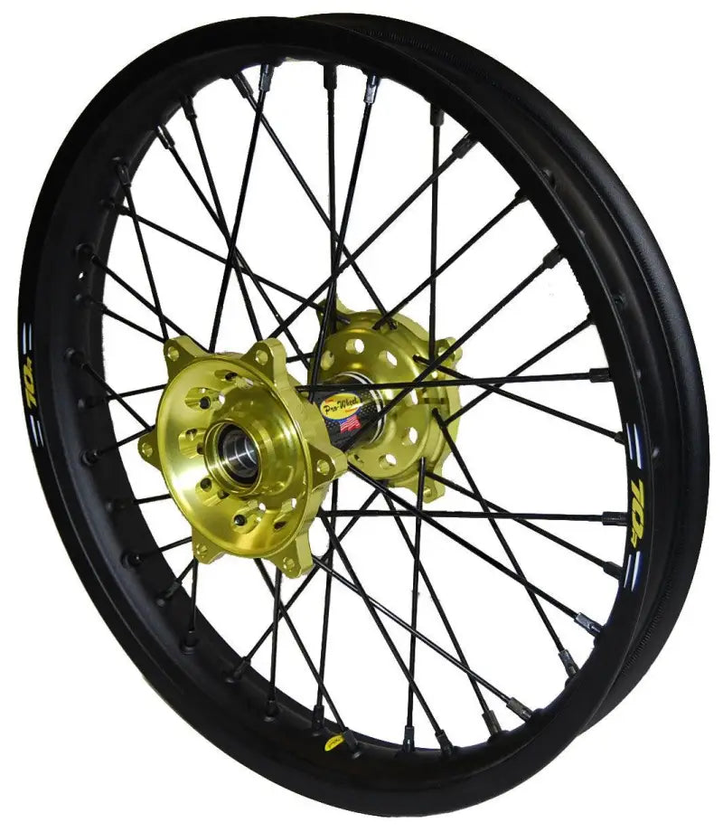 24-4582222 Pro-Wheel Wheel Rear 2.15X18 Black Hub Blk Rim/Blk Spoke/Blk Nipple - RV and Auto Parts