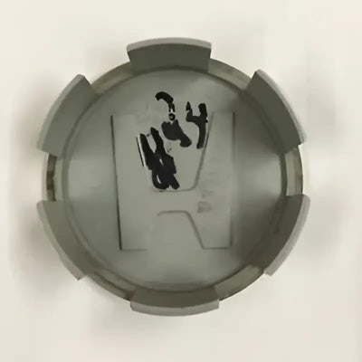 Gray Honda wheel center cap with enduro engineering skid and strong aluminum build