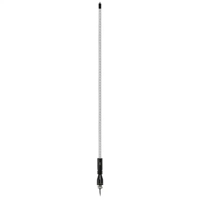 White fiberglass antenna with black base for 240-4100 BLK hose kit or air replacement tire