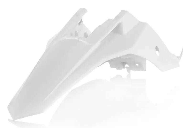 White plastic rear fender for motorcycle, model 2449660002, Fender White style