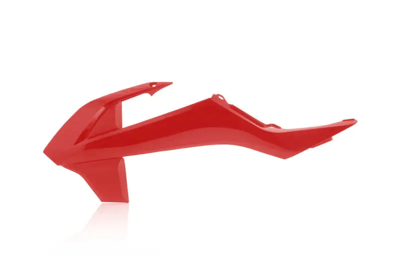 Red plastic motorcycle fairing for Gas KTM Red radiator shroud on KTM bikes