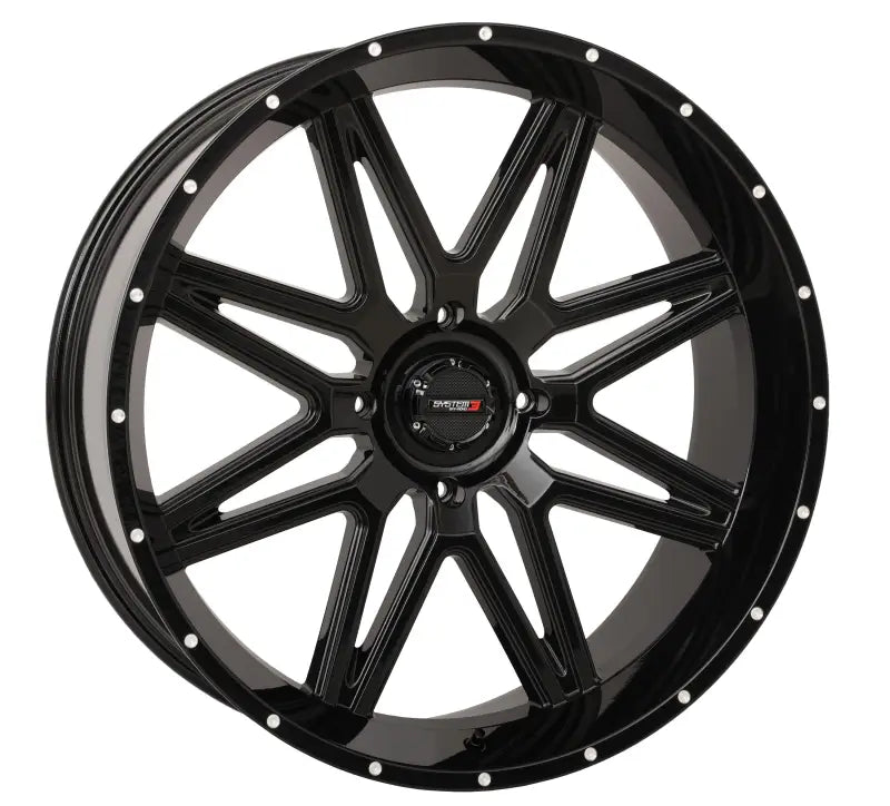 24S3-7137 System 3 St7 Wheel 24X9 5+4 (0Mm) 4/137 Gloss Black - RV and Auto Parts